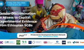 Gender discrimination in access to capital: Experimental evidence from Ethiopian SGBs