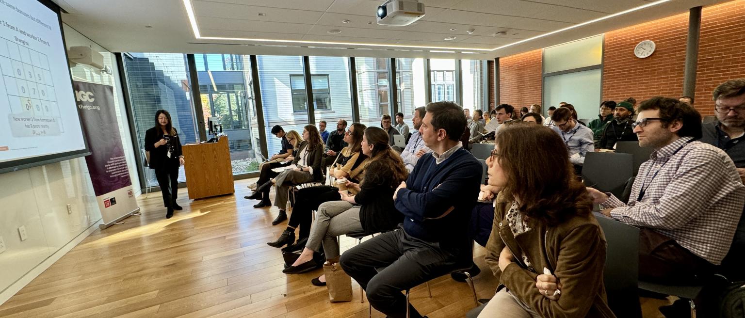 Front row at the Firms, Trade, and Development Conference 2024