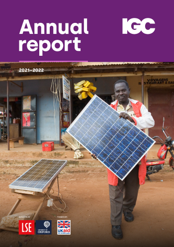 IGC Annual Report 21-22 cover