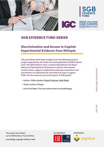 Practitioner brief cover Ayalew et al