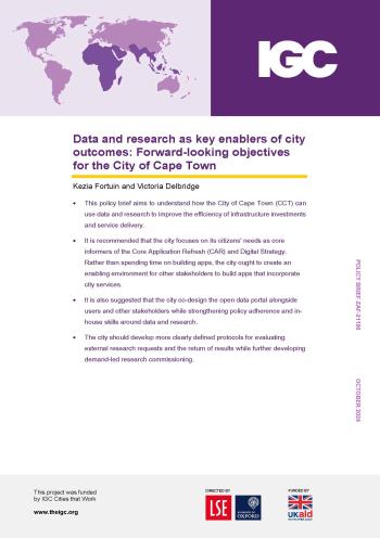 Fortuin and Delbridge Policy Brief October 2024