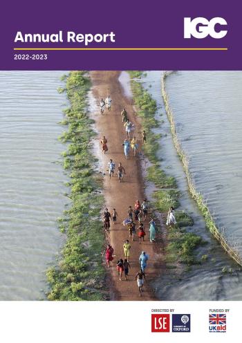 IGC Annual Report 2022-23 Cover