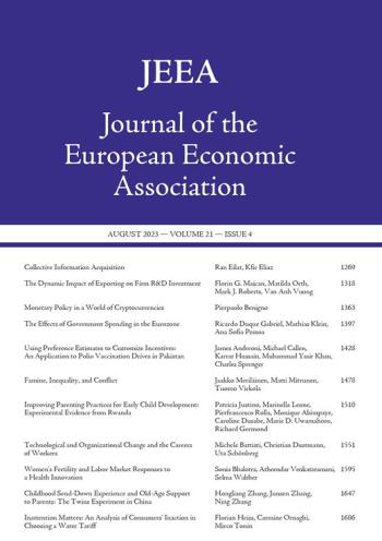 Cover page for journal article