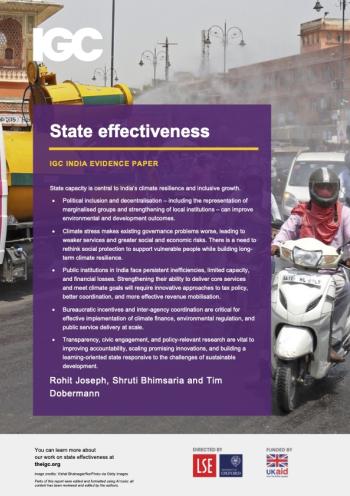 Cover page for evidence paper