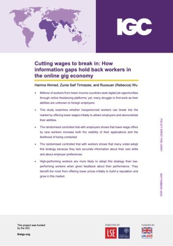 Report cover page