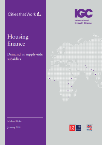Housing finance case study publication cover.