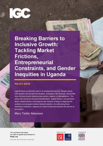 Breaking Barriers to Inclusive Growth cover