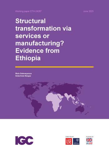 Structural transformation Ethiopia cover