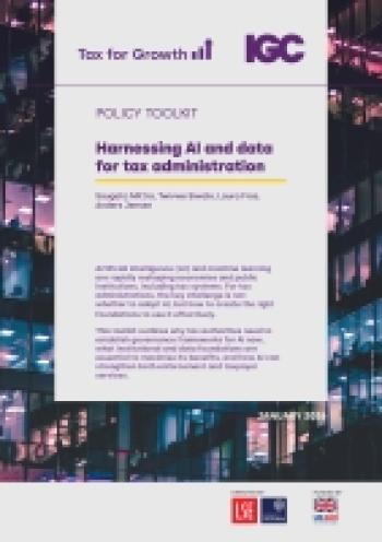 Harnessing AI and Data for Tax Administration