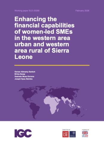 Report cover page
