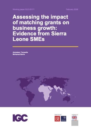Report cover page