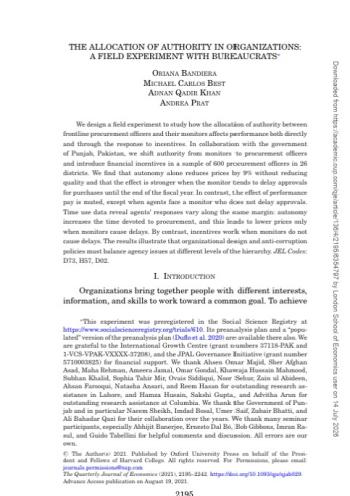 Journal Article Cover Page