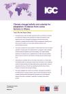 Climate change beliefs and subsidy for adaptation: Evidence from cocoa farmers in Ghana