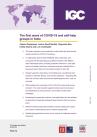 Cover page for report: The first wave of COVID-19 and self-help groups in India