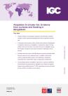 A screenshot of the cover page of the policy brief