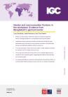 A screenshot of the cover page of the policy brief 