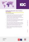 A screenshot of the cover page of the policy brief