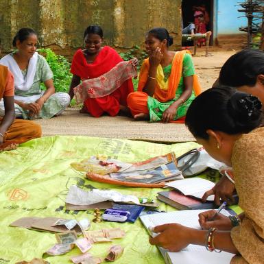 Vulnerable groups such as women and children as pictured, often rely on cash transfers and social protection measures, topics discussed in the BREAD-IGC virtual PhD course on social protection.