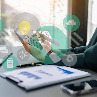 Close up of businesswoman or accountant hand typing laptop working to calculate on desk about cost at office.