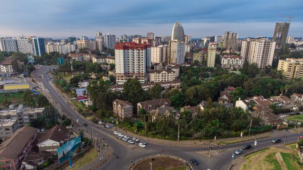 View of downtown Nairobi