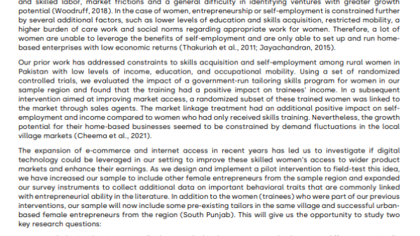 Women Entrepreneurs Attributes and Selection into Entrepreneurs