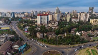 View of downtown Nairobi