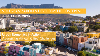 9th urbanisation and development conference - banner image