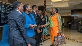 Participants arrive at the inaugural TRA-IGC-REPOA International Conference on Tax for Growth