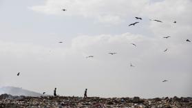 Landfill in Addis Ababa (Zacharias Abubeker/AFP via Getty Images)