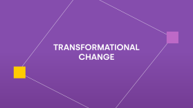 This figure reads Transformational Change: IGC's new methodology for understanding how transformational change happens.