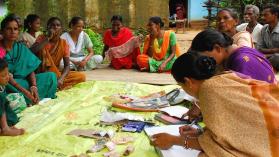Vulnerable groups such as women and children as pictured, often rely on cash transfers and social protection measures, topics discussed in the BREAD-IGC virtual PhD course on social protection.