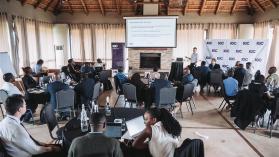 A data for policy workshop hosted in Zambia in 2025 to discuss the use of AI and data in government.