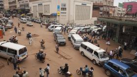 One of the busy main streets (Burton St) of Kampala, the capital of Uganda. Photo credits: Education Images/Universal Images Group via Getty Images.