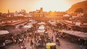 The beautiful market in Jodhpur&rsquo;s Old City. Photo credit: Instants / E+ via Getty Images. [Royalty-free]