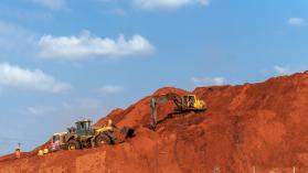 Road construction site with diggers and trucks, Maputo, Mozambique. Photo credits: Eunika Sopotnicka / iStock / Getty Images Plus.
