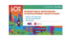 London Climate Week roundtable: Is development adaptation?