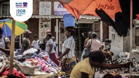 An image of a Zambian market. Photo by GIANLUIGI GUERCIA AFP via Getty Images.