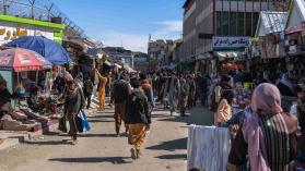 Transportation and residents of Kabul on city streets, Afghanistan Credit: by Andrey Kulagin / iStock Editorial / Getty Images Plus / via Getty Images