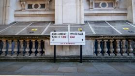Parliament Street and Whitehall Street Sign, London. Credit: Craig Hastings via Getty Images