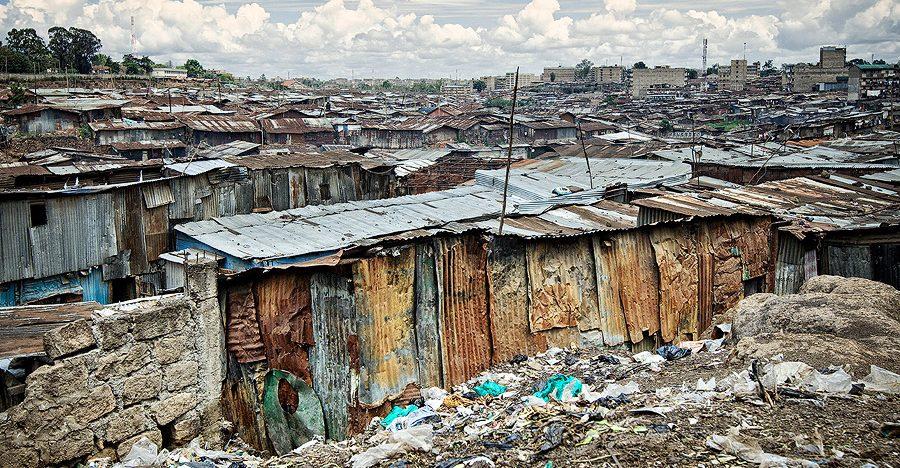 Slum in Mathare Valley