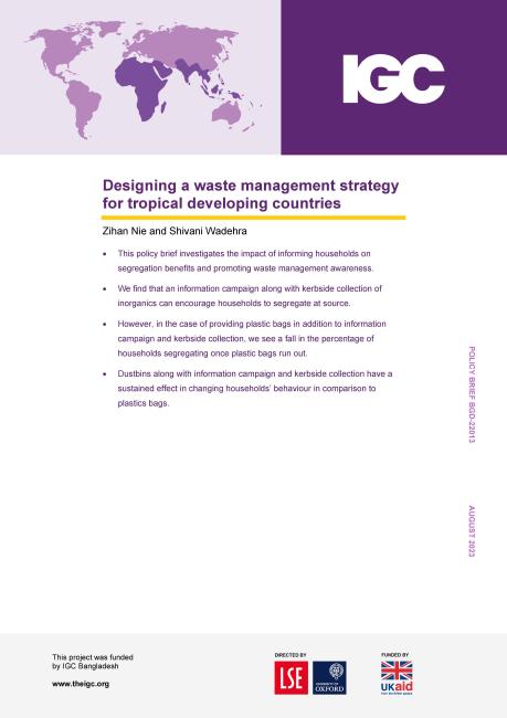 Wadehra and Nie Policy brief August 2023 cover