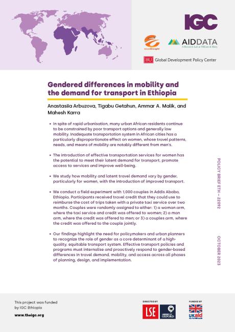 Arbuzova et al Policy brief October 2023 cover