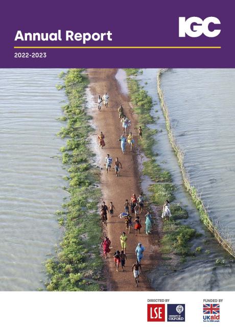 IGC Annual Report 2022-23 Cover