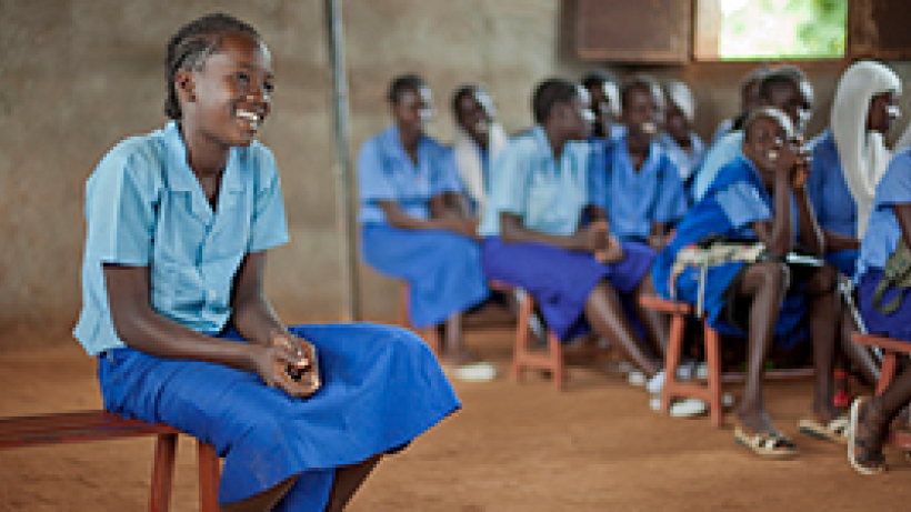 In many parts of South Sudan, girls have little chance to go to school. In Bahr el Ghazal, Oxfam&rsquo;s girls&rsquo; education project &ndash; building classrooms and training teachers &ndash; gives some of them that opportunity. Photo credit: Laura Pannack / Oxfam East Africa via Flickr, CC BY 2.0.