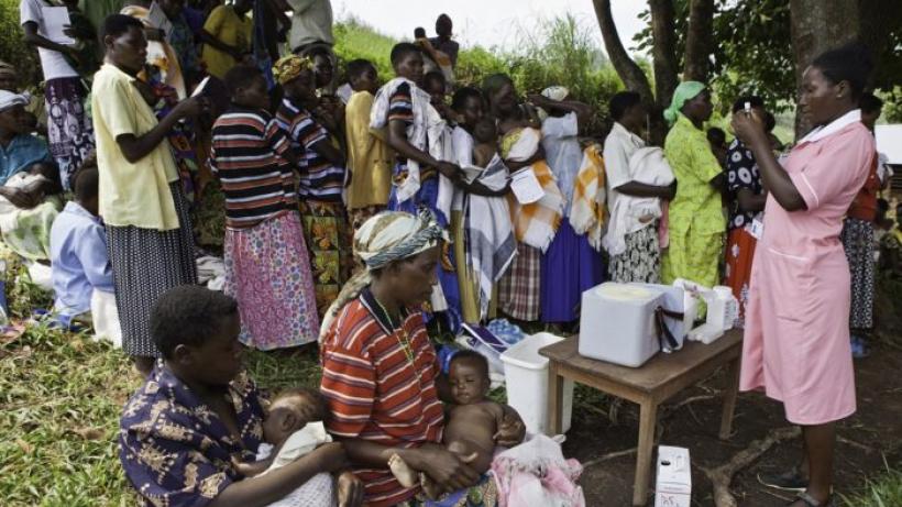 Community health worker in Uganda