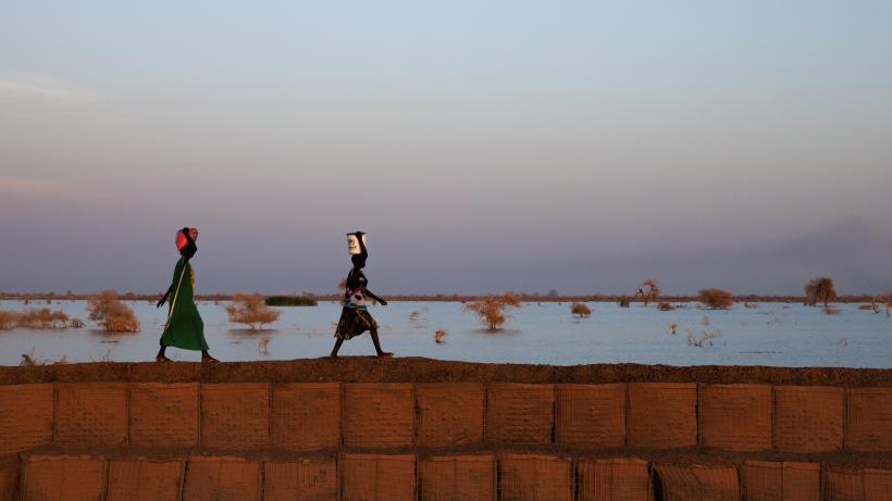 Floods in South Sudan displace refugees