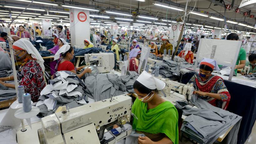 Factory workers in Savar