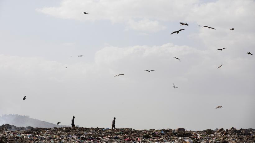 Landfill in Addis Ababa (Zacharias Abubeker/AFP via Getty Images)