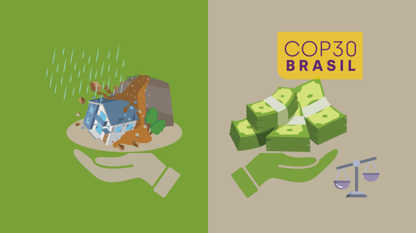 Balancing climate impact and finance stability graphic