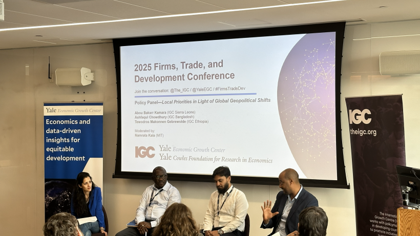 Session at the Firms, Trade and Development Conference 2025